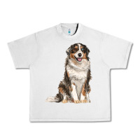 Lunar Rock Australian shepherd Urban Heavy Tee - RanaPortraitStore