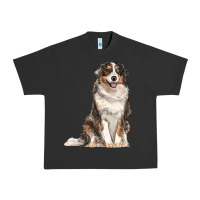 Pigment Black Australian shepherd Urban Heavy Tee - RanaPortraitStore