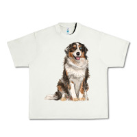 Pistachio Australian shepherd Urban Heavy Tee - RanaPortraitStore