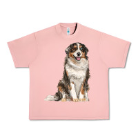 Salmon Australian shepherd Urban Heavy Tee - RanaPortraitStore
