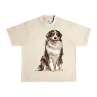 Sandshell Australian shepherd Urban Heavy Tee - RanaPortraitStore