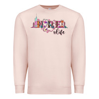 Pale Pink nurse life Premium Sweatshirt - BarkalooDesign