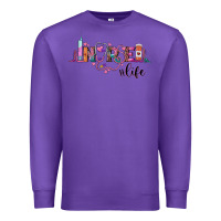 Purple nurse life Premium Sweatshirt - BarkalooDesign