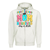 Forget The Grad Mom Survived Class Of 2024 Zipper Hoodie | Teevron