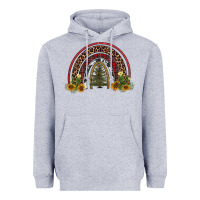 Heather Grey rainbow tree Heavyweight Hoodie - AdoDesignShop
