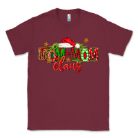 Burgundy christmas mom mom claus Classic Tee - FaDigitalArtStudio
