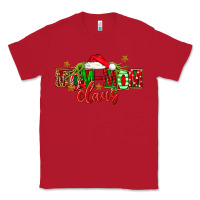 Red christmas mom mom claus Classic Tee - FaDigitalArtStudio