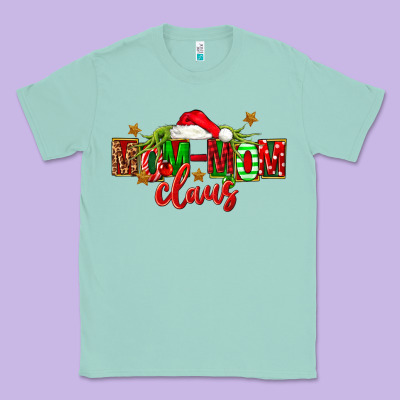 Christmas Mom Mom Claus Classic Tee Designed By Fadigitalartstudio