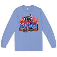 Colony Blue motocross mom Long Sleeve Tee - Zillion Design Studio