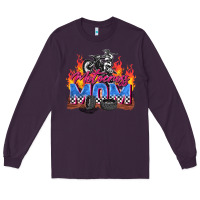 Plum motocross mom Long Sleeve Tee - Zillion Design Studio