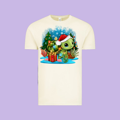 Christmas Turtle Vintage Tee Designed By Zillion Design Studio
