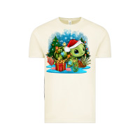 Vintage Arctic christmas turtle Vintage Tee - Zillion Design Studio