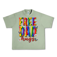Oil Green free dad hugs Urban Heavy Tee - texasbilliewilder