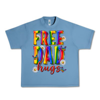 Pebble Blue free dad hugs Urban Heavy Tee - texasbilliewilder