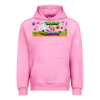Fuchsia Pink creep it real libbey glass Urban Hoodie - BundleAndBundleShop