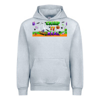 Heather Grey creep it real libbey glass Urban Hoodie - BundleAndBundleShop