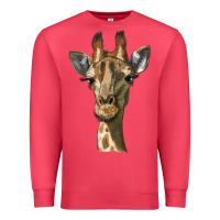 Cardinal giraffe head Premium Sweatshirt - LillyAllenDesigns