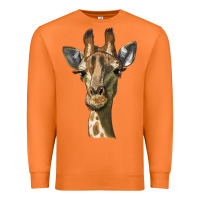 Carrot giraffe head Premium Sweatshirt - LillyAllenDesigns