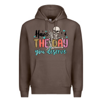 Coffee have the day you deserve Premium Hoodie - MaliasSmallBusiness
