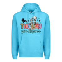 Ocean Blue have the day you deserve Premium Hoodie - MaliasSmallBusiness