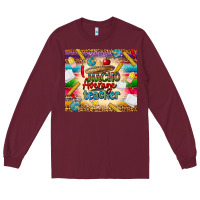 Burgundy nacho average teacher Long Sleeve Tee - CTS Tumbler Store