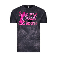 Cloud Black give cancer the boot Vintage Tee - RanaPortraitStore