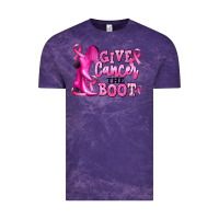 Cloud Purple give cancer the boot Vintage Tee - RanaPortraitStore