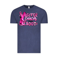 Vintage Denim give cancer the boot Vintage Tee - RanaPortraitStore