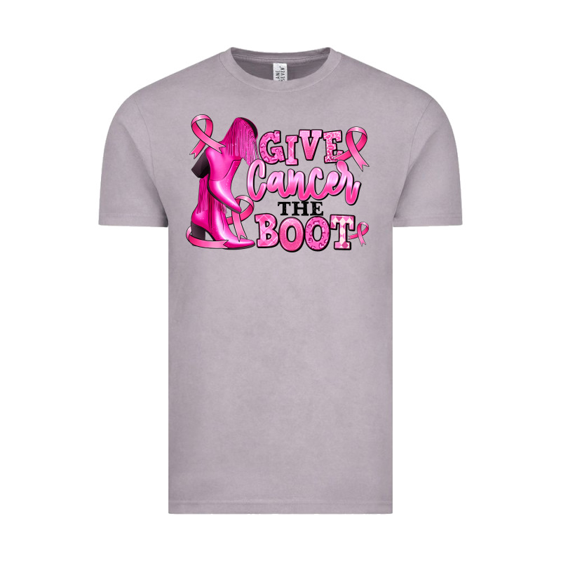 Give Cancer The Boot Vintage Tee by RanaPortraitStore | Teevron