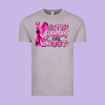 Vintage Tee give cancer the boot
