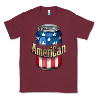 Burgundy American 4th of July Classic Tee - CowGirlArtShop