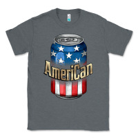Charcoal Heather American 4th of July Classic Tee - CowGirlArtShop