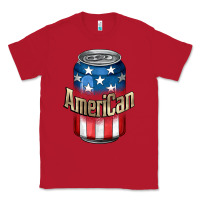 Red American 4th of July Classic Tee - CowGirlArtShop