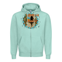 Seafoam Amarillo by morning Zipper Hoodie - JahusDesignShop