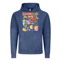 Vintage Denim retro summer Vintage Hoodie - JahusDesignShop