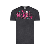 Vintage Black breast cancer nurse Vintage Tee - RanaPortraitStore