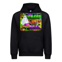 Black creep it real mousepad Urban Hoodie - BundleAndBundleShop