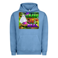 Pigment Pebble Blue creep it real mousepad Urban Hoodie - BundleAndBundleShop