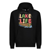Black lake life Premium Hoodie - MaliasSmallBusiness
