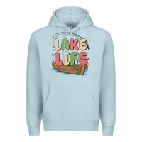 Blue Mist lake life Premium Hoodie - MaliasSmallBusiness