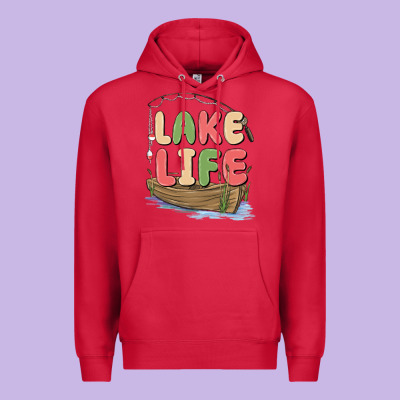 Lake Life Premium Hoodie Designed By Maliassmallbusiness