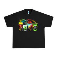 Black monster truck coffee cups Urban Heavy Tee - Zillion Design Studio