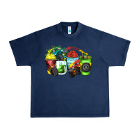 Navy monster truck coffee cups Urban Heavy Tee - Zillion Design Studio