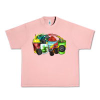 Salmon monster truck coffee cups Urban Heavy Tee - Zillion Design Studio