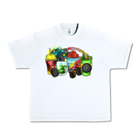 White monster truck coffee cups Urban Heavy Tee - Zillion Design Studio