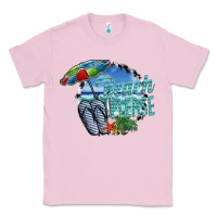 Bubblegum Pink beach please Classic Tee - SublimationCraftShop