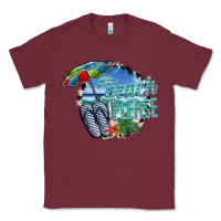 Burgundy beach please Classic Tee - SublimationCraftShop