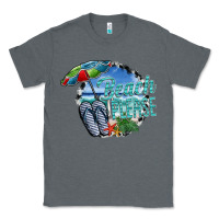 Charcoal Heather beach please Classic Tee - SublimationCraftShop