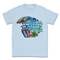 Dusty Blue beach please Classic Tee - SublimationCraftShop