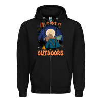 Black life is better outdoors Zipper Hoodie - JahusDesignShop